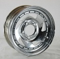 13x4.5 Chrome Blade Steel Trailer Wheel with Rivets 5 Lug