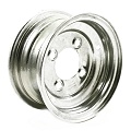 8x3.75 Galvanized Trailer Wheel 4 Lug, 1075 lb Max Load